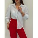 Camisa Seda Pietra Branca 