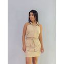 Blusa Deborah Cáqui
