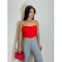 Cropped Tricot Érica Vermelho