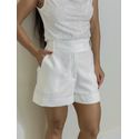 Short Alfaiataria Naty Branco