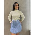 Blusa Manga Longa Elisa Creme