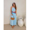 Vestido Longo Bali Azul 
