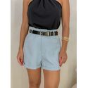 Short Cinto Luanda Azul