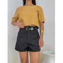 Short Cinto Luanda Preto 