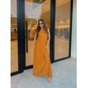 Vestido Midi Frente Única Melina Camelo