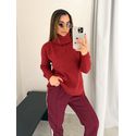 Blusa Tricot Gola Marina Cereja