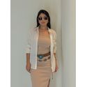 Camisa Viscolinho Areia