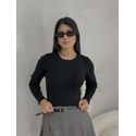 Blusa Manga Longa Modal Preta