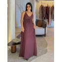 Vestido Liso Ibiza Café 