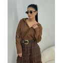 Camisa Laise Milena Café