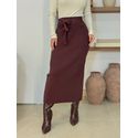 Saia Midi Tricot Lilly Café