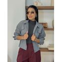 Jaqueta Bolso Anastacia Cinza