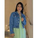 Jaqueta Jeans Escura Luma