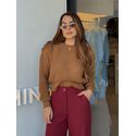 Blusa Tricot Espanha Camelo