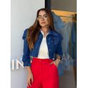 Jaqueta Jeans Livia Escura
