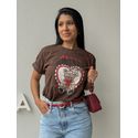 Camiseta Baby Café