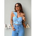 Blusa Tricot Vitória Azul