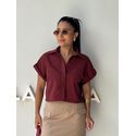 Camisa Cropped Jessica Cereja