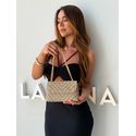 Bolsa Brilho Nara Dourada