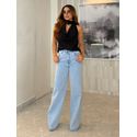 Calça Wide Leg Jeans Cindy