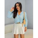 Cropped Camisa Laise AzuL