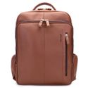 Mochila de Couro original Vintage Plus com porta Garrafas