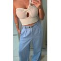 CALÇA WIDE LEG AZUL
