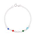 Pulseira Chakras em Prata 925