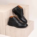 Bota Coturno Conforto Lecas Preto