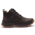 Bota coturno de segurança EPI´s em Couro ref. Enduro Café