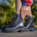  Bota Coturno Feminino Alba Preto