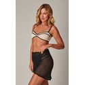 Pareô Tricot Preto