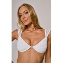 Top Ombré Bardot Off White