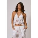 Top Flora Off White