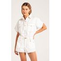 Shorts Jeans Versatile Off White