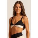 Top Crop Preto/Off