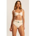 Calcinha Hot Pants Floc Off White