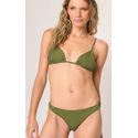 Calcinha Basic Rib Verde Forest