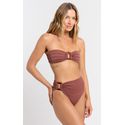 Calcinha Hot Pants Argola Cacau