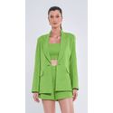 Blazer De Manga Longa 