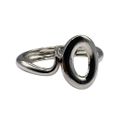 Bracelete Feminino Oval Vazado Prata