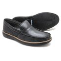 Sapato Casual Preto Couro Carneito Leveterapia