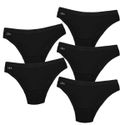 Kit 5 Calcinhas Algodão 0039 - PRETO