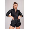 Cropped Bomber Thais