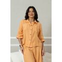 CAMISA BRUNA TANGERINA