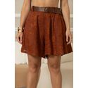 SHORTS CINTHIA TERRA COTA 