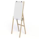 Flip Chart Soft Dobrável 57x88cm Quadro Branco E Porta Bloco