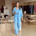 Trijunto Eleonora Azul Claro