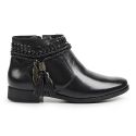 Bota Feminina Kader Woman Couro Preto