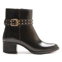 Bota/Coturno Feminina Kader Woman Couro Confort Preto